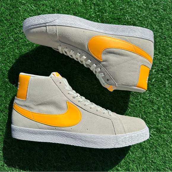 Nike Sb Zoom Blazer Mid Summit White / Laser Orange - Picture 10 of 13